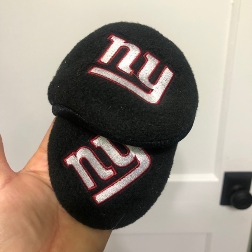 New York Giants Logo Adjustable Black Earmuffs